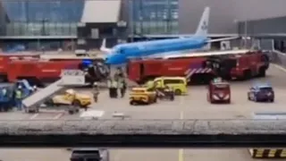 Martorii au spus că s-a auzit un &bdquo;zgomot infernal&rdquo;, &icirc;n timp ce persoana a fost aspirată &icirc;n turbina cu reacție.&nbsp;