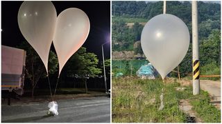Coreea de Nord a lansat un "atac" cu baloane pline de gunoi și excremente în Coreea de Sud. Imaginile au devenit virale pe internet