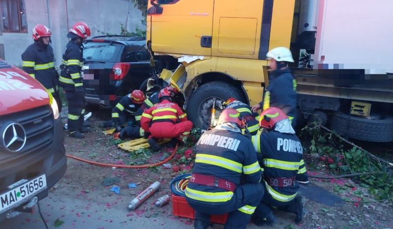 accident mures, persoane ranite, accident rutier, SMURD