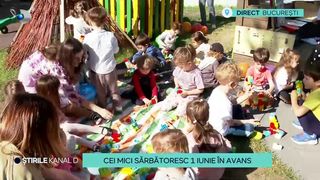 VIDEO Cei mici sărbătoresc 1 iunie în avans! Cum se distrează copiii de grădiniță înainte de ziua lor?