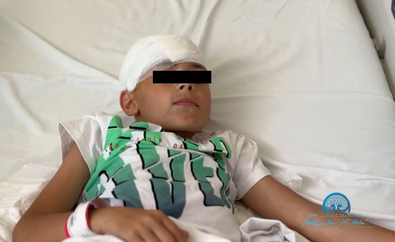 operatie, tumora, baiat operat cdreier, spital iasi 