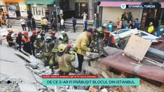 VIDEO De ce s-ar fi prăbușit blocul din Istanbul? Un oficial din Turcia face dezvăluiri