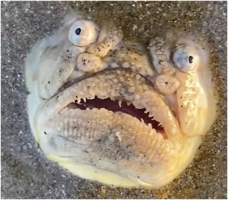 Ce este monstrul apărut pe o plajă din Singapore. Turiștii au luat-o la fugă îngroziți