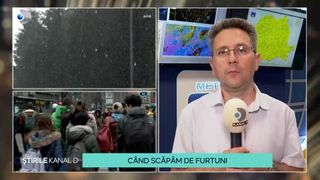 VIDEO Când scăpăm de furtuni? Meteorologii de la ANM au făcut anunțul