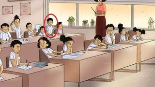 Test IQ. Poți să descoperi elevul care trișează la examen? Doar 2% găsesc rezolvarea