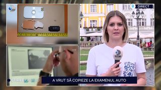 VIDEO A vrut să copieze la examenul auto. Cum a &icirc;ncercat un bărbat să păcălească proba teoretică?