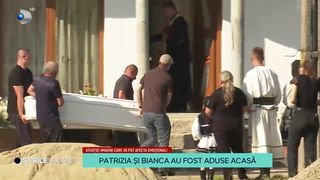 Trupurile ne&icirc;nsuflețite ale celor două fete au fost puse &icirc;n sicrie albe