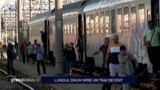 VIDEO "Dacă nu era Bucureștiul, muream de foame!" - Rom&acirc;nii din orașele mici și sărace fac naveta zilnic pentru a-și c&acirc;știga existența