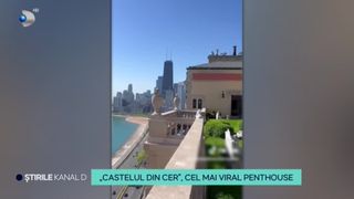 VIDEO Castelul din cer, cel mai viral penthouse, scos la v&acirc;nzare pentru o suma fabuloasă