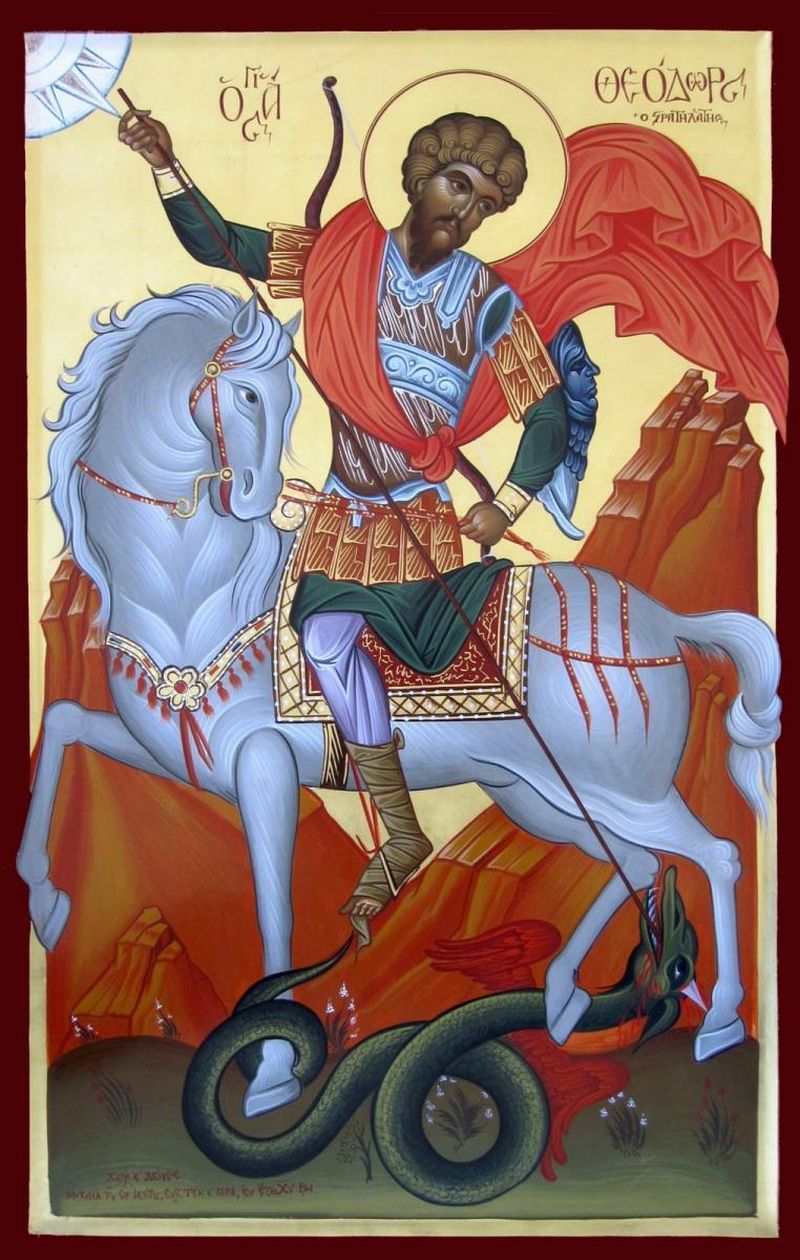 Sfântul Teodor Stratilat - icoană