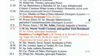 Calendar ortodox 9 iunie 2024