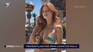 VIDEO Premieră planetară: prima competiție miss AI.  Reprezentanta României, printre finaliste