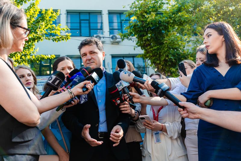 Nicusor Dan, declaratii in ziua alegerilor din 9 iunie 2024