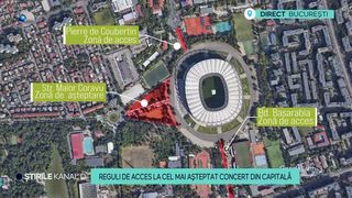 VIDEO Reguli de acces la cel mai așteptat concert din Capitală! Organizatorii le recomandă oamenilor să folosească transportul în comun