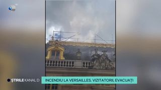 VIDEO Incendiu la Versailles! &Icirc;n ce zonă a palatului a izbucnit focul?