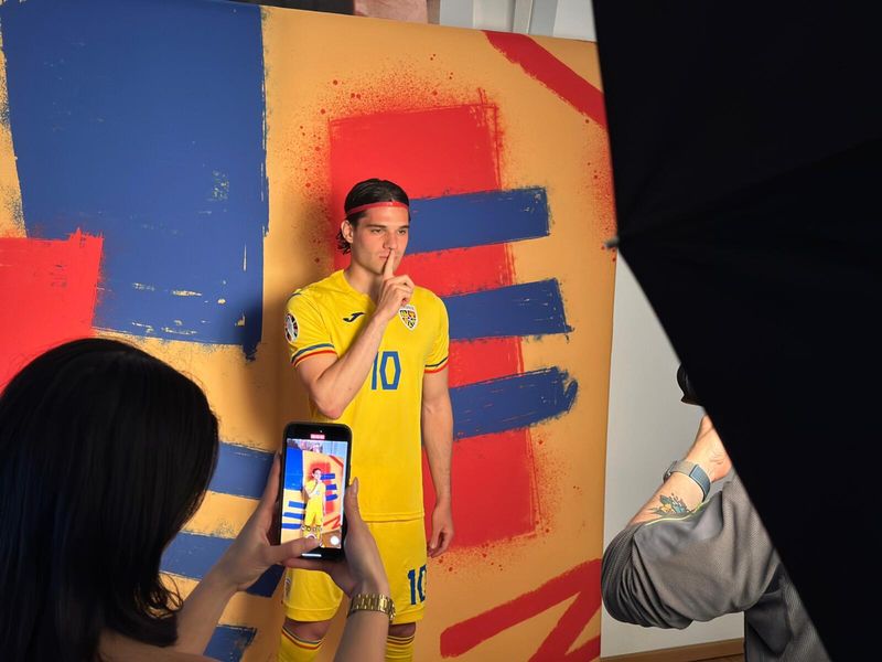 Euro 2024. Naționala României, sesiune foto pentru presa din Germania
