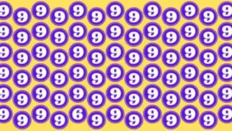 Iluzie optică viralizată: poți să găsești cifra 6?