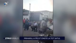 primar gorj, petrecere, mici, bere