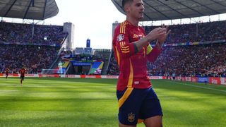 Alvaro Morata a devenit primul jucător care marchează pentru Spania la trei ediţii ale Campionatului European (2016, 2020, 2024).