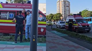 A coborât din mașină și l-a îmbrâncit! Scandal ca în filme într-o intersecție din Constanța, între un bătrân și un șofer