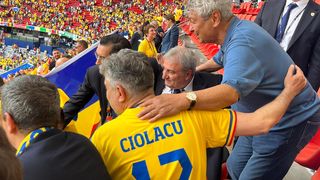 Premierul Marcel Ciolacu, &icirc;n tribune la Euro 2024&nbsp;