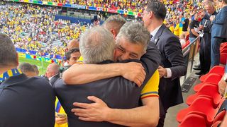 Premierul Marcel Ciolacu, &icirc;n tribune la Euro 2024&nbsp;