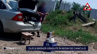 VIDEO Ouă și br&acirc;nză, ținute &icirc;n temperaturi chiar și de 40 de grade. Ce pericole pot reprezenta pentru sănătate