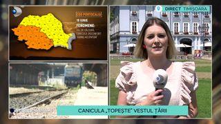 VIDEO Canicula „topește” țara! Vor fi zile de foc și la munte