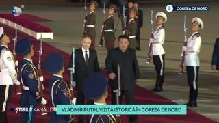 VIDEO Vladimir Putin, vizită istorică &icirc;n Coreea de Nord! Este pentru prima dată &icirc;n ultimii 24 de ani c&acirc;nd liderul de la Kremlin vine &icirc;n această țară