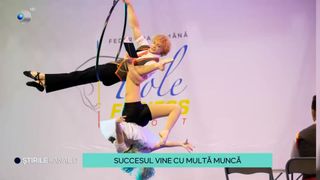 VIDEO Succesul vine cu multă muncă!  Rebecca și Dumitru au ajuns pe culmile succesului &icirc;n dansul la bară