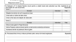 Model subiecte Romana Evaluare Nationala 2024 -pag 4
