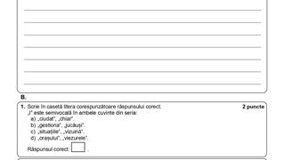 Model subiecte Romana Evaluare Nationala 2024 -pag 6