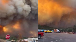 Incendii masive din cauza temperaturilor extreme. Un întreg oraș a fost evacuat, iar sute de clădiri au fost cuprinse de flăcări