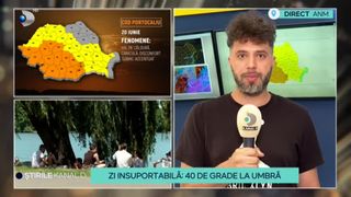 VIDEO Zi insuportabilă ! Vor fi înregistrate 40 de grade la umbră