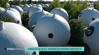 VIDEO Mingile de golf, inspirație pentru arhitecți! Unde se găsesc casele în această formă?
