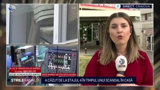 VIDEO Fetiță de 6 ani, căzută de la etajul al patrulea. S-a speriat când și-a auzit mama certându-se cu iubitul. În ce stare e acum copila