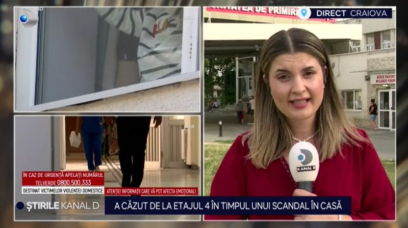 copil cazut etaj, caz socant, terapie intensiva 