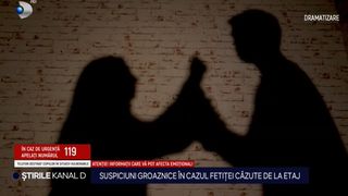 fata cazuta etaj, caz socant, ancheta politie 