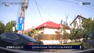 VIDEO Șofer fugar, tratat cu blândețe! Cu ce nereguli a fost prins pe străzile din Timișoara
