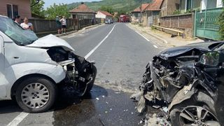 accident hunedoara, raniti, plan rosu