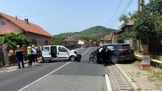 accident hunedoara, raniti, plan rosu