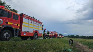 Accident la Porumbacu de Sus, județul Sibiu