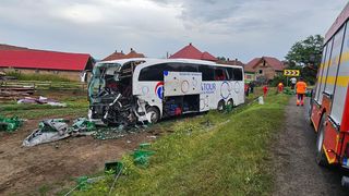 Accident la Porumbacu de Sus, județul Sibiu