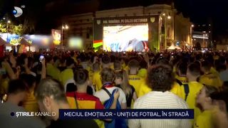 VIDEO Meciul emoțiilor: uniți de fotbal, în stradă! Milioane de oameni au susținut România în timpul partidei contra Belgiei