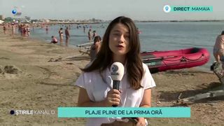VIDEO Plaje pline de la prima oră! Turiștii se bucură de ultima zi a minivacanței de Rusalii