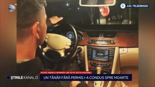 VIDEO Un tânăr fără permis i-a condus spre moarte! Polițiștii încearcă să afle adevărul complet