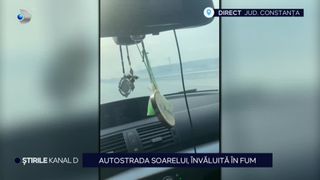 VIDEO Autostrada Soarelui, &icirc;nvăluită &icirc;n fum! Traficul a fost oprit