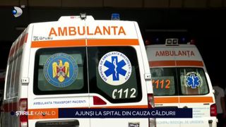 VIDEO Ajunși la spital din cauza căldurii! Canicula face victime