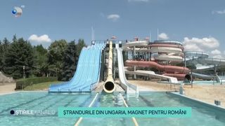 VIDEO Ștrandurile din Ungaria, magnet pentru rom&acirc;ni! Paradisul acvatic este la 80 de kilometri de Oradea