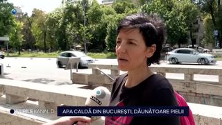 VIDEO Apa de la robinet din București, dăunătoare pielii. Care este cauza. Rom&acirc;nii sunt speriați